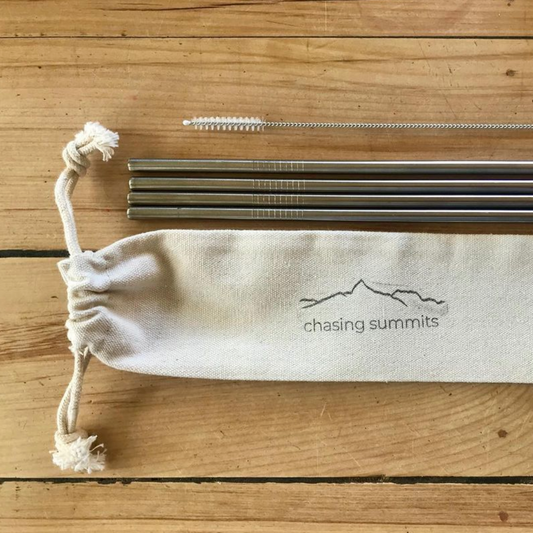 Stainless steel drinking straws